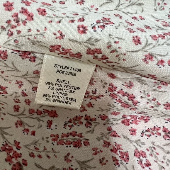 Skies are Blue Pink Floral Lined Blazer Small - Picture 8 of 12